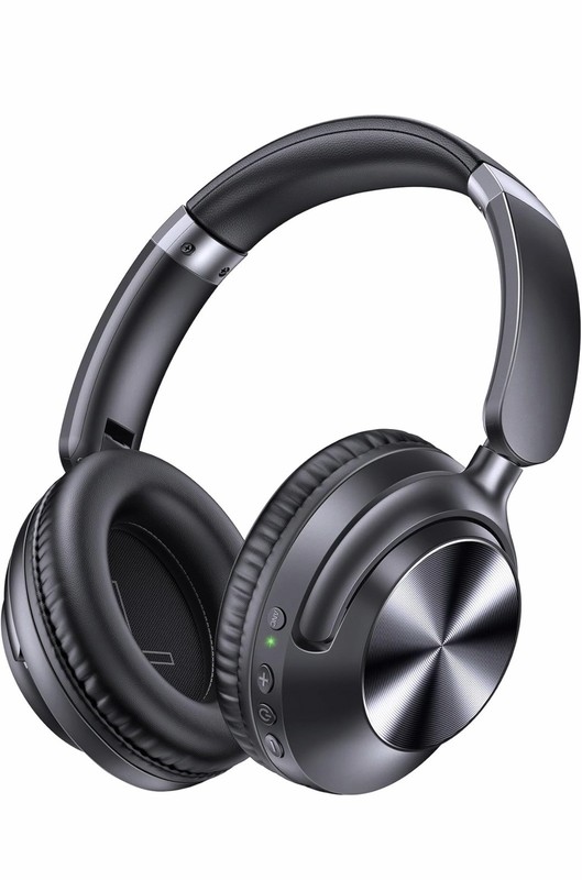 TAGRY HYBRID ACTIVE NOISE CANCELLING HEADPHONES 100H Playtime Wireless-Black
