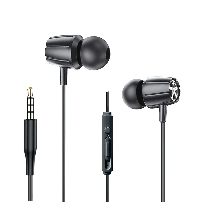 Xyst 3.5mm Stereo In-Ear Earbuds with Microphone to Answer Calls and Skip Tracks