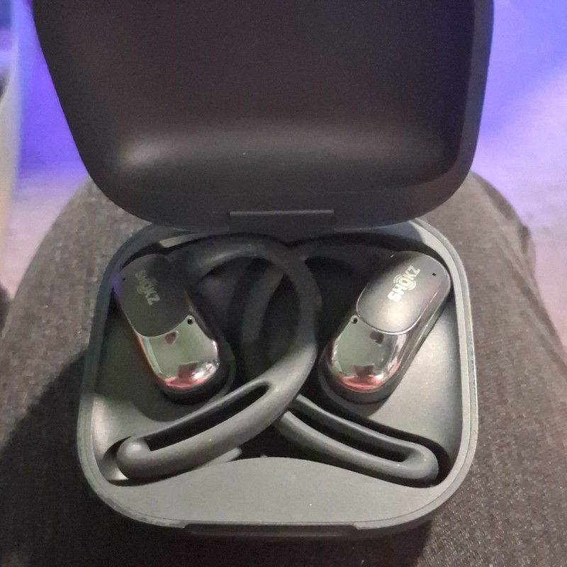 Shokz OPENFIT AIR T511 Wireless Bluetooth Ear-hook Headphones Black USB-C