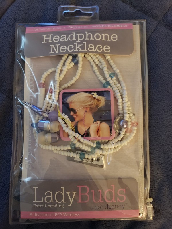 HANDCANDY - Ibiza Lady Buds Earbud Headphones - White/Pink/Blue/Purple gallery