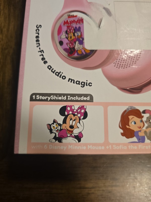 Disney Story Phones Storytelling Headphones for Kids w/ 1 Story Shield Pink gallery