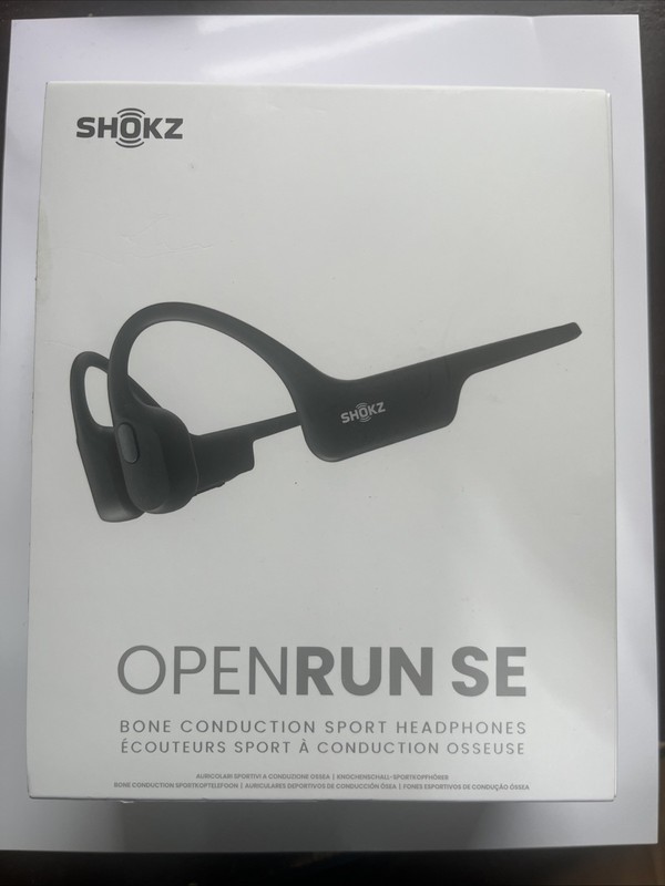 Shokz OpenRun SE s803 Cable Wireless Bone Conduction Headphones Black Headset
