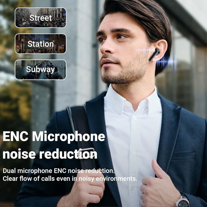 Bluetooth Earbuds Headset 5.3 Wireless Noise Cancelling Trucker Waterproof LOT gallery