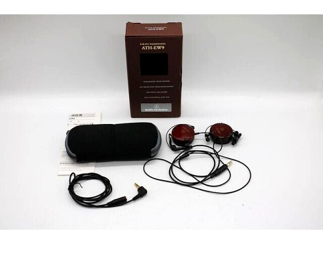Audio-technica Ear Fit Headphones ATH-EW9 Asadzakura Wood Housing Brown with Box