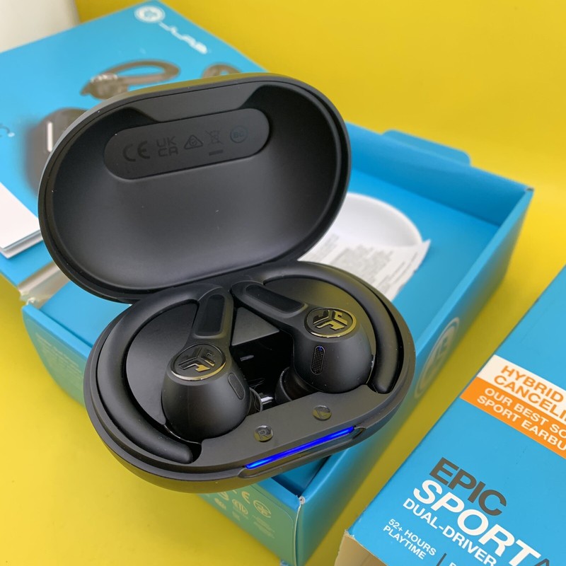 ⚡SHIPS ASAP⚡ JLab Epic Sport ANC 3 Dual-Driver Sport True Wireless Earbuds NEW gallery