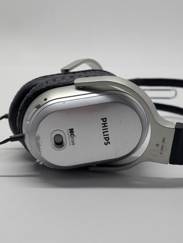 Genuine Philips SBCHN110 SBC HN110 Noise Canceling Headphones w/Bag Tested gallery