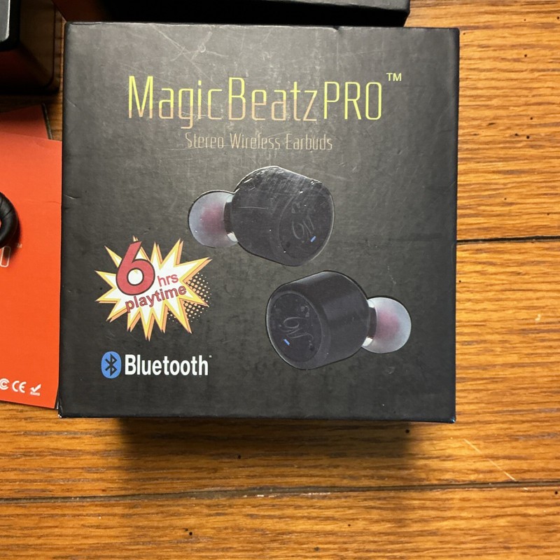 MagicBeatz PRO Stereo Wireless Bluetooth Earbuds In-Ear Double Black