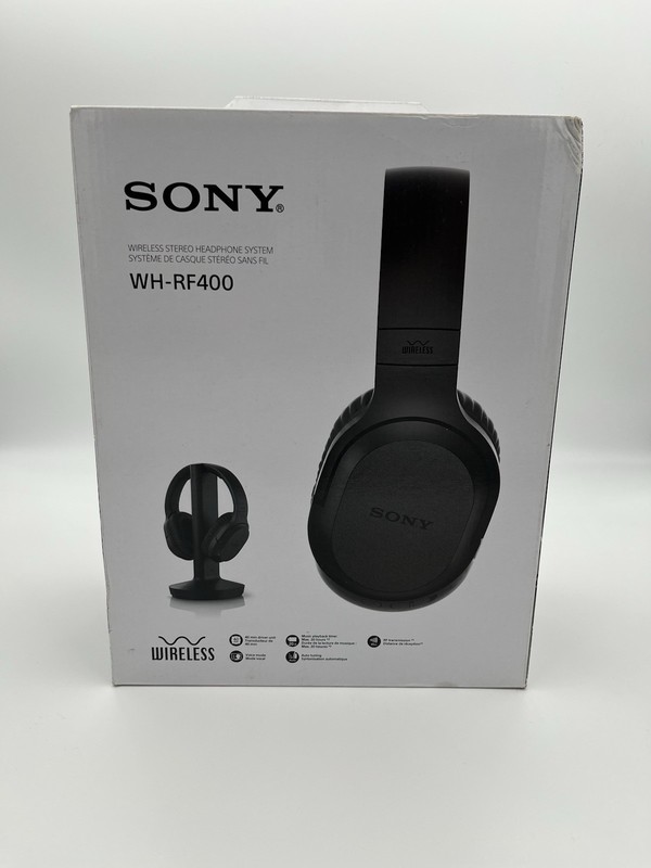 Sony WH-RF400 RF Wireless Home Theater Headphones Open Box Never Used