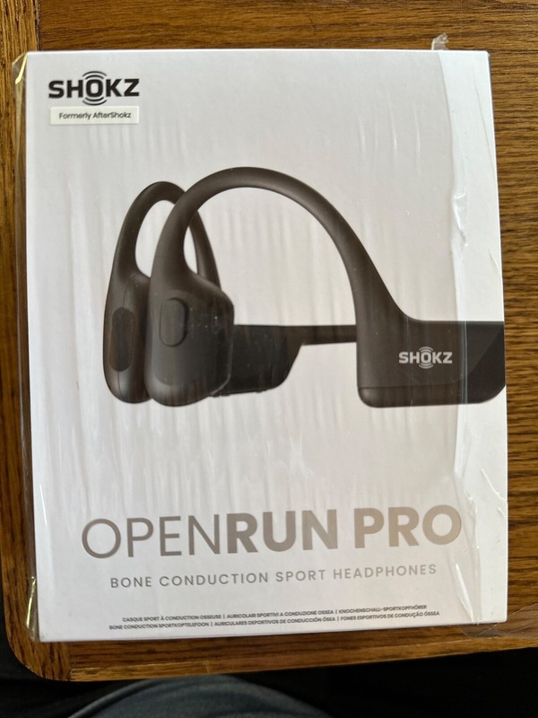 Shokz OpenRun Pro Premium Bone Conduction Open-Ear Sport Headphones-Black