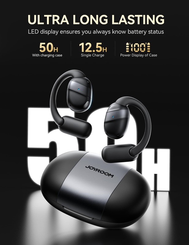 Open Ear Headphones Earbuds Wireless, 5.4 Bluetooth Ear Buds with Digital Dis... gallery