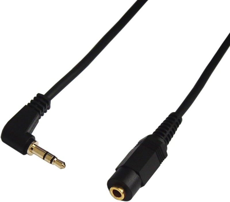 Stereo mini extension cable L type 3.5mm stereo mini plug (male) -Stereo mi