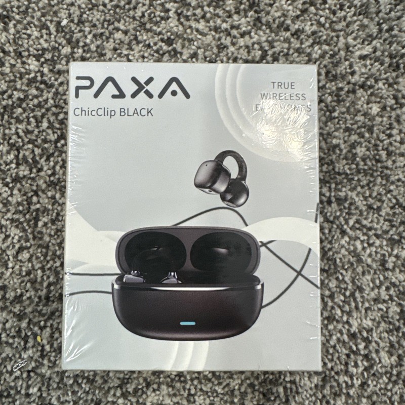 PAXA ChicClip Black True Wireless Earphones