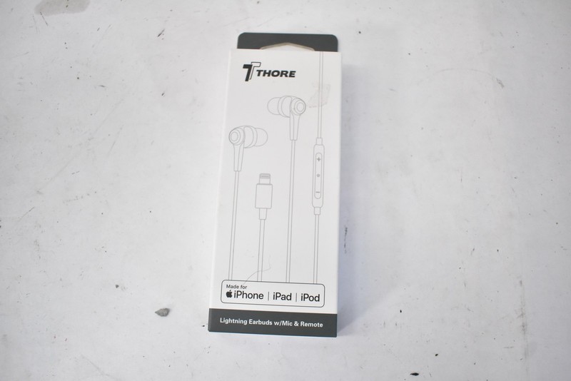 THORE V120 Earbuds w/ Mic & Remote 4ft Made for iPhone iPad iPod Apple