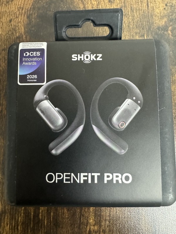 Shokz OpenFit Pro T010 Open-Ear True Wireless Earbuds – Brand New