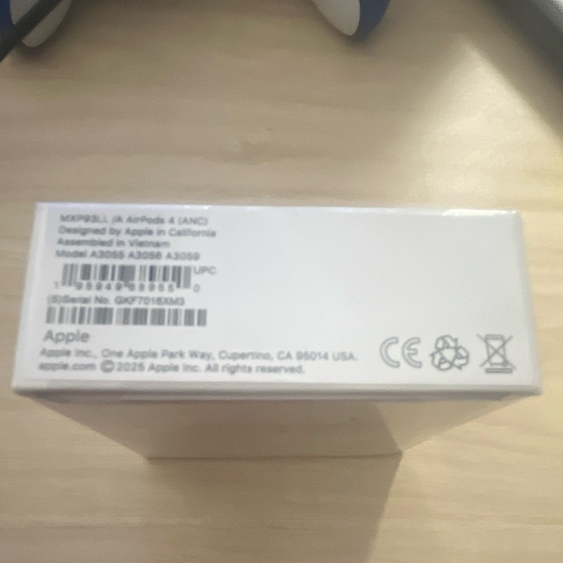 Apple AirPods 4 ANC In-Ear Wireless Earbuds, White, Bluetooth USB-C MXP93LL/A gallery