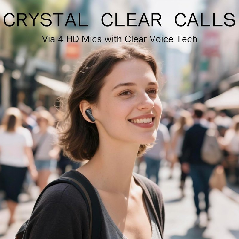 CMF Buds 2A Wireless Earbuds 2025 New Active Noise Cancelling 42Db Hybrid ANC Bl gallery