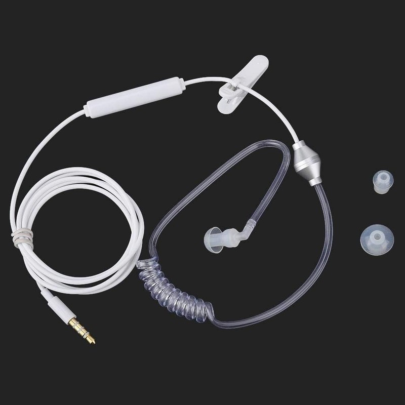 Compact 3.5mm Acoustic Hollow Air Tube Earbuds - Perfect for Sports & Exercise gallery