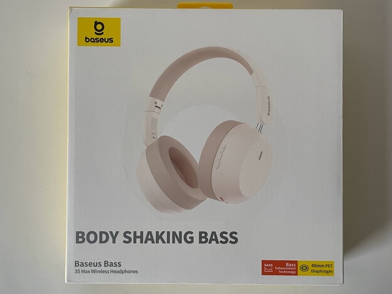 Baseus Body Shaking Bass 35 Max Wireless Headphones