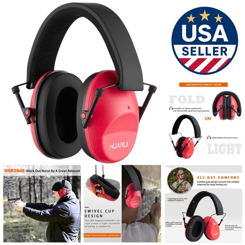 Adjustable Noise Cancelling Headphones – Safety Earmuffs for Sensory Support