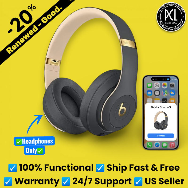 ✅ Beats – Studio³ 3 Wireless Noise Cancelling Headphones・MXJ92LL/A【Shadow Gray】✅