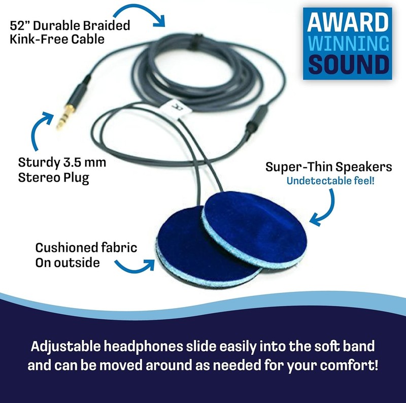Sleep Headphones - over Ear Headphones from Ultra Thin Cool Mesh Wired for Side gallery