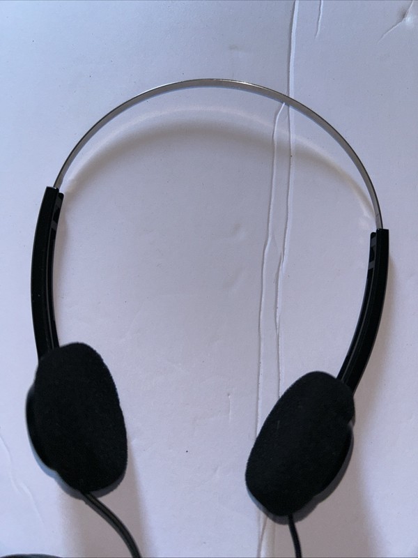 Vintage Sony Walkman MDR-006 Lightweight Headphones On Ear Foam Pads Metal Band gallery