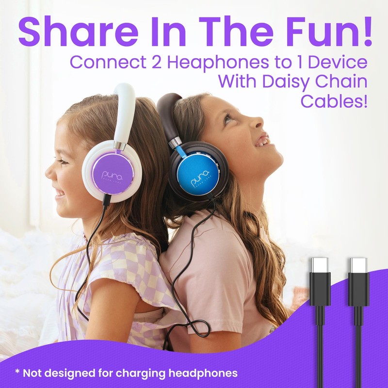 Kids Wireless Headphones – Volume-Limiting 85dB, Built-in Mic, Studio-Grade S... gallery