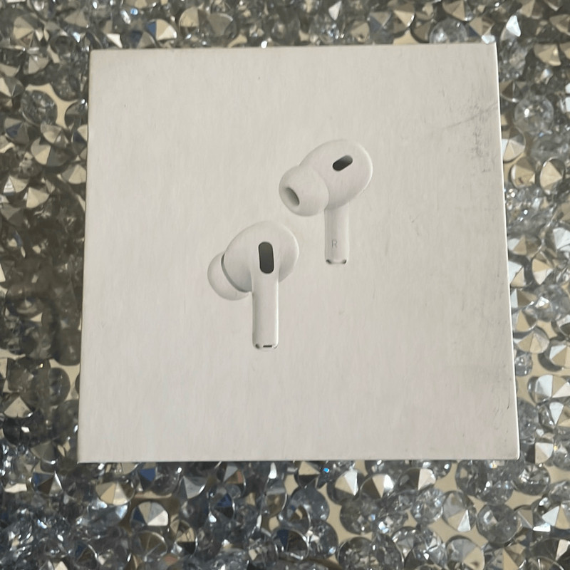 Empty box for apple AirPods Pro (2nd generation) includes 6 replacement earbuds