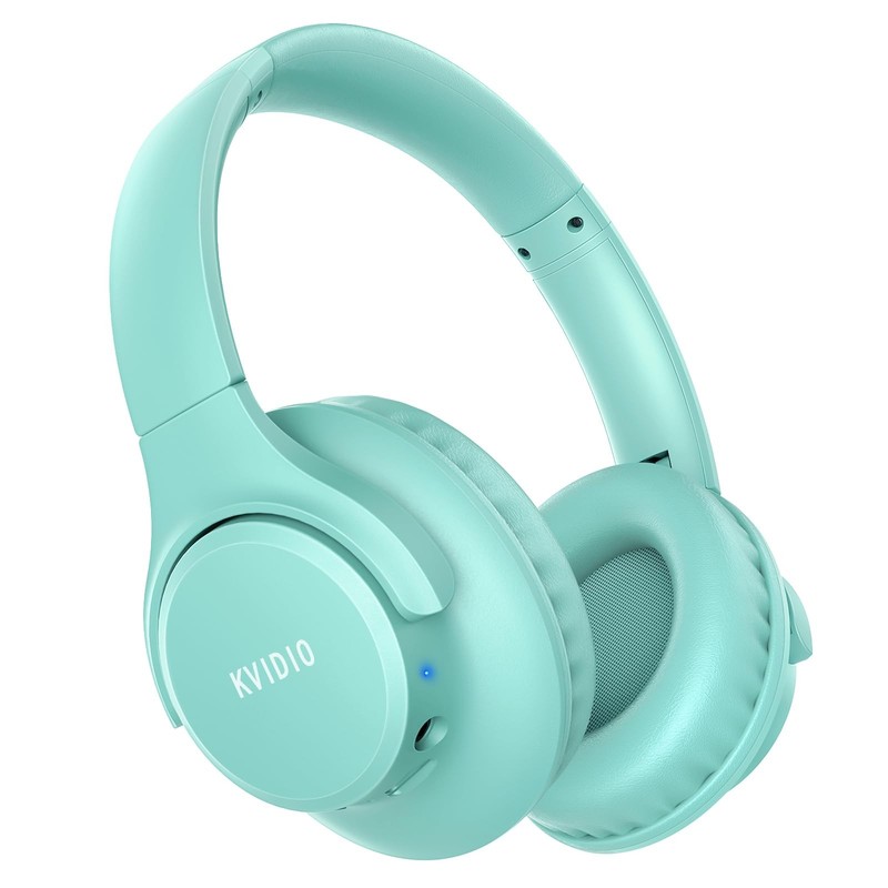 KVIDIO Bluetooth Headphones Over Ear, 65 Hours Playtime Wireless Headphones w…