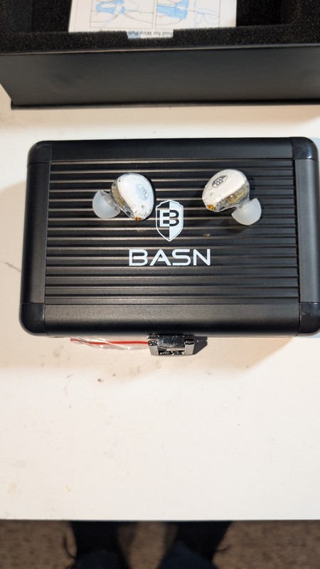 BASN MTPro In-Ear Monitors 14.5mm Planar HiFi IEM Headphones with CNC