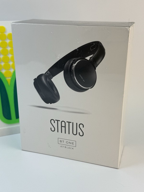 Status Audio BT One Wireless On-Ear Bluetooth Headphones Black SAHD1-BT *SEALED*