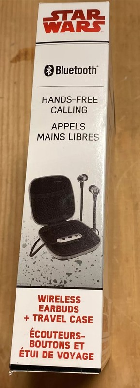 Star Wars LiB20FXv8 Bluetooth Earbuds Mic Remote Travel Case BlackSilver gallery
