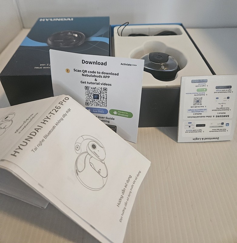 HYUNDAI Wireless HY-T26 Pro Bluetooth TRUE WIRELESS EARPHONES Black