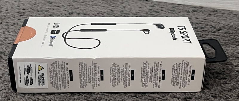 Klipsch T5 Sport Bluetooth Wireless Earphones Black gallery