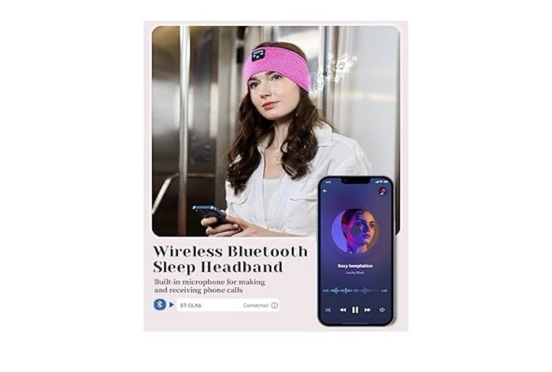 Bluetooth Sleep Headphones Headband - Soft Elastic Comfortable Headband, gallery