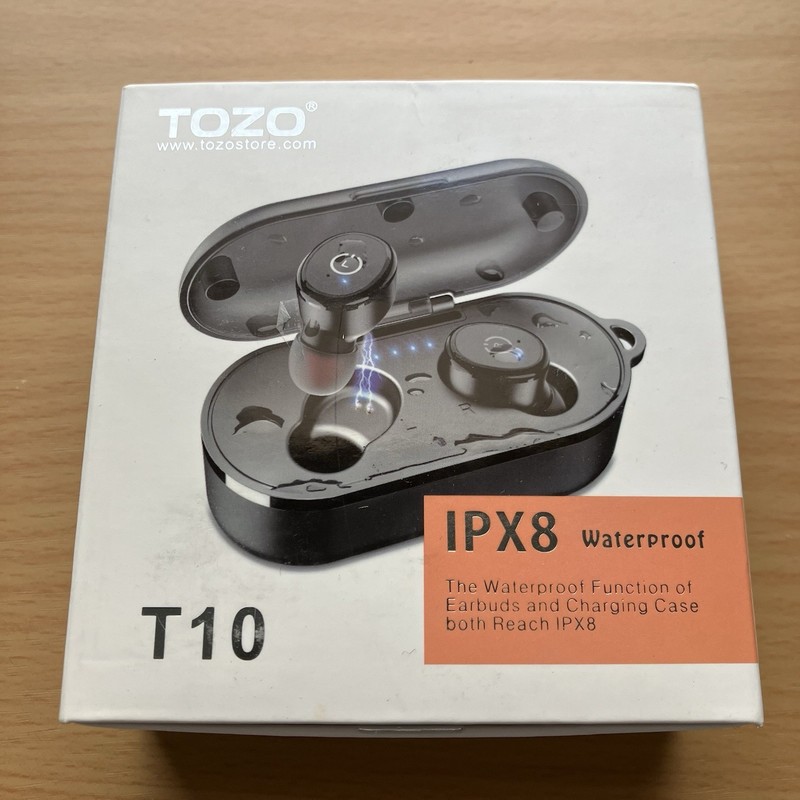 TOZO T10 Bluetooth Wireless Earbuds IPX8 Waterproof Touch Control Headphones New