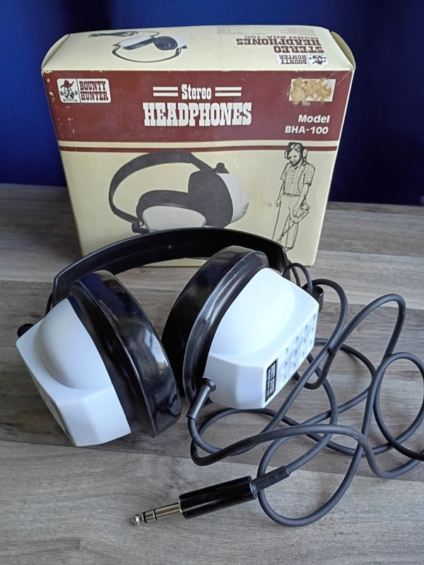 Bounty Hunter Stereo Headphones Metal Detector