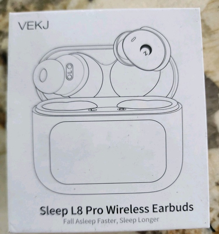 Sleep L8 Pro Wireless Earbuds w/ Charging Case – Bluetooth – New