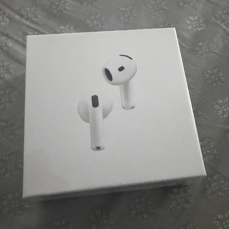 Apple AirPods 4 Active Noise Cancellation Earbuds, White, USB-C Charging Case