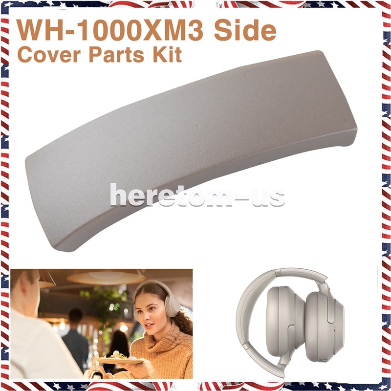 Replace The Outer Headband Side Covers Slider Parts For Sony WH-1000XM3 Silver