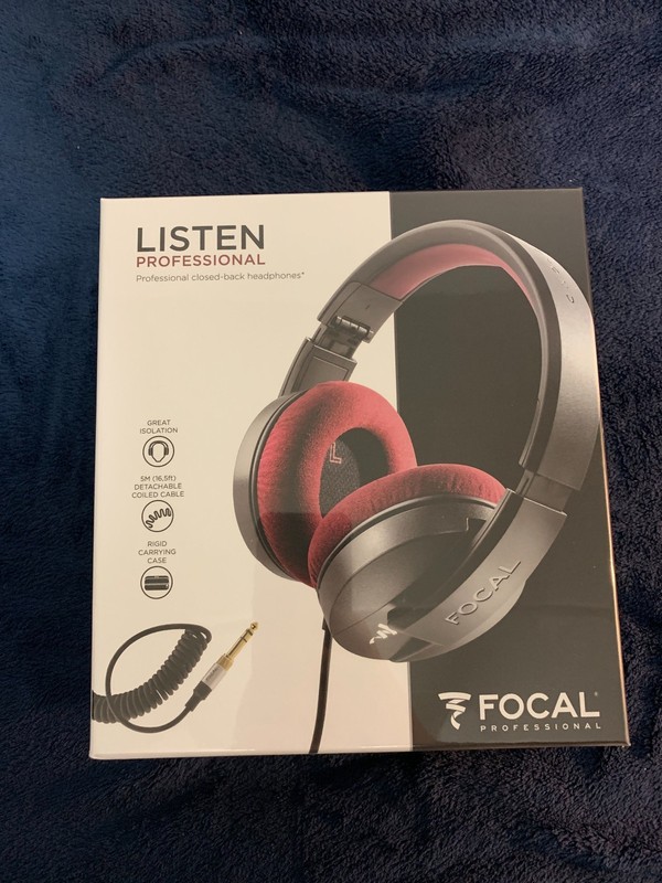NEW Focal Listen Professional Closed-Back Studio Ear-Cup Studio Headphones