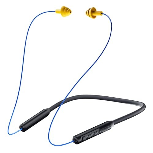 tooth Earplug Headphones, Neckband Wireless Earbuds earplugs-29db Noise Blue gallery