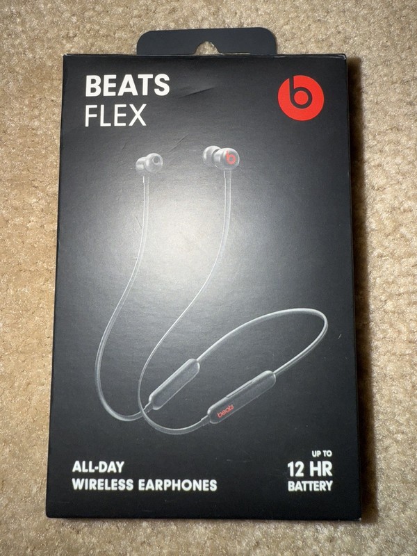 Beats Flex Wireless Earphones – Black – Open Box, Never Used – Apple 2021 Model