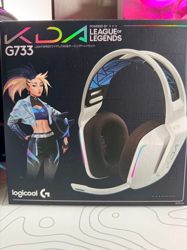 Logitech G733 LIGHTSPEED Wireless Gaming Headset RGB White KDA Edition Japan