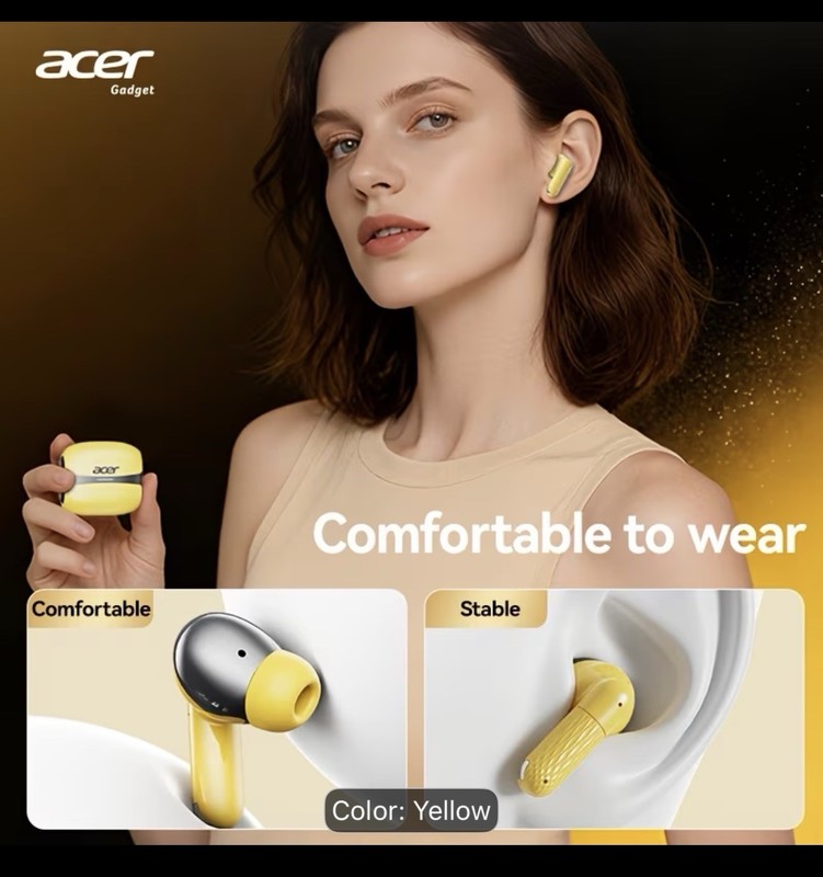 [Acer]OHR548 Wireless Headphones Music Game Dual Mode Active Noise Cancellation gallery