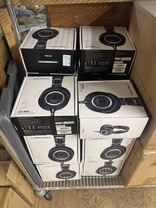 NEW Audio-Technica ATH-M50X Professional Over Ear Headphones - Black AUTHENTIC gallery