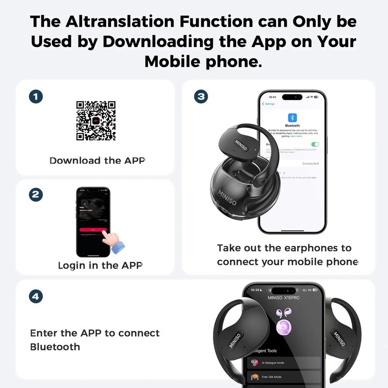 MINISO X15 pro Bluetooth 5.4 Erazer X15 Sports Wireless Headphones gallery