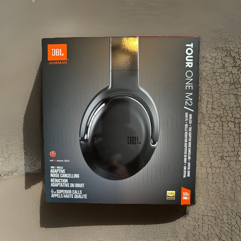 JBL Tour One M2 Wireless Over-Ear Headphones – Black