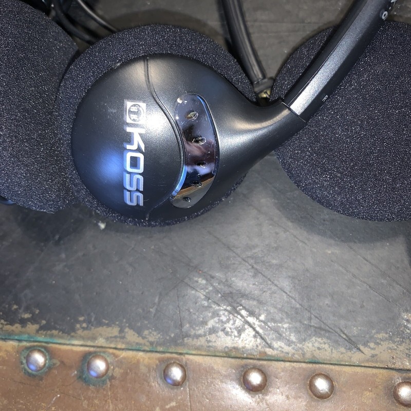KOSS Silver/Black Headphones KTX6 5 count. used gallery