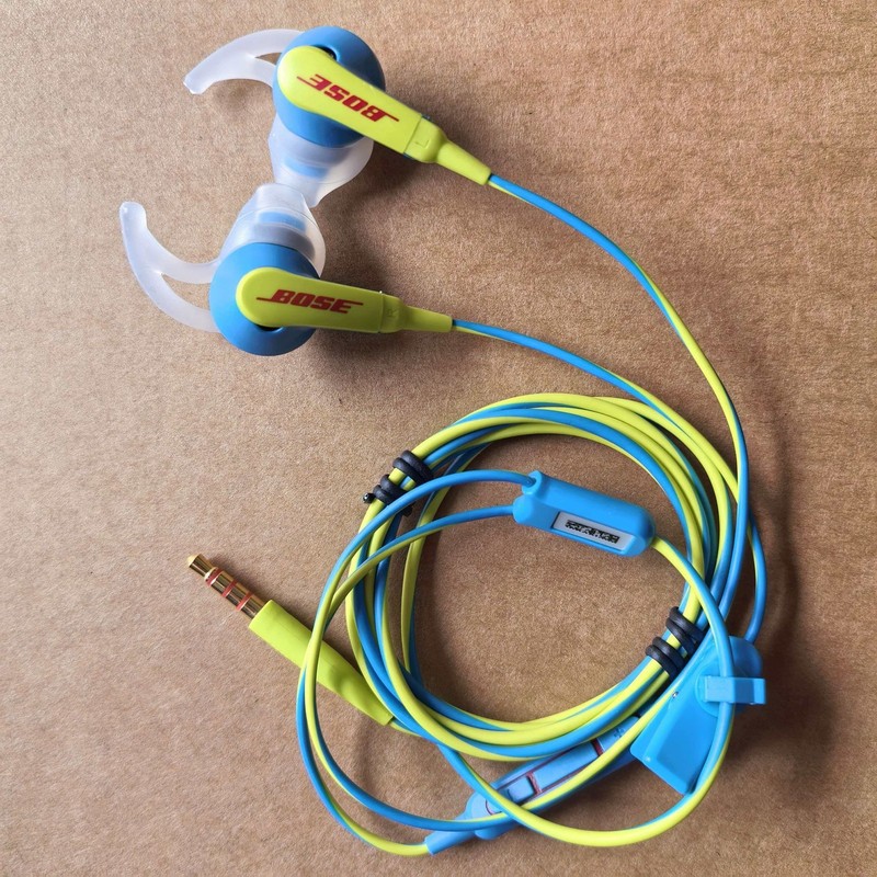 Bose SoundSport In-Ear Headsets Earphones 3.5mm Jack Wired Blue Color-Yellow gallery